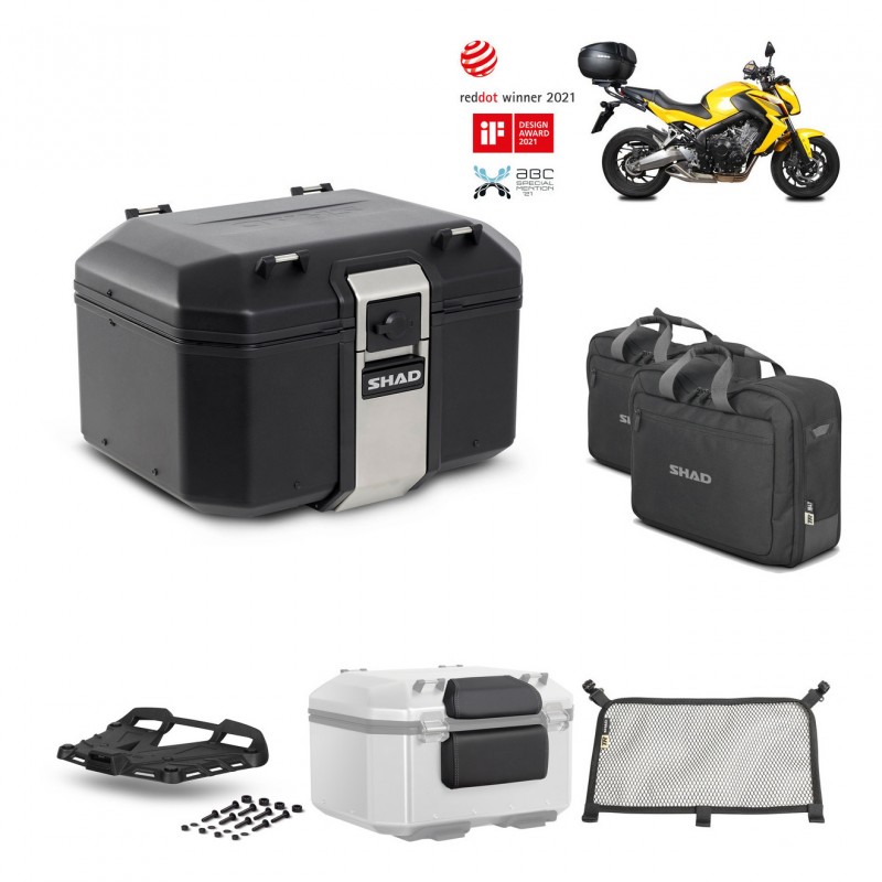SHAD Rear trunk + grill mounting bracket accessories TR48 TERRA BLACK EDITION KIT-451204