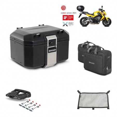 SHAD Rear trunk + grill mounting bracket accessories TR48 TERRA BLACK EDITION KIT-451210