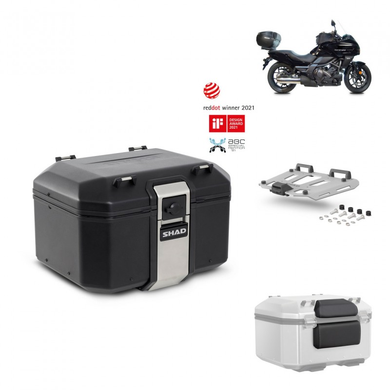 SHAD Rear trunk + grill mounting bracket accessories TR48 TERRA BLACK EDITION KIT-451213
