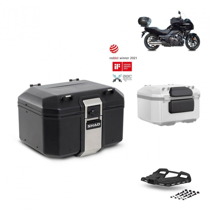 SHAD Rear trunk + grill mounting bracket accessories TR48 TERRA BLACK EDITION KIT-451221