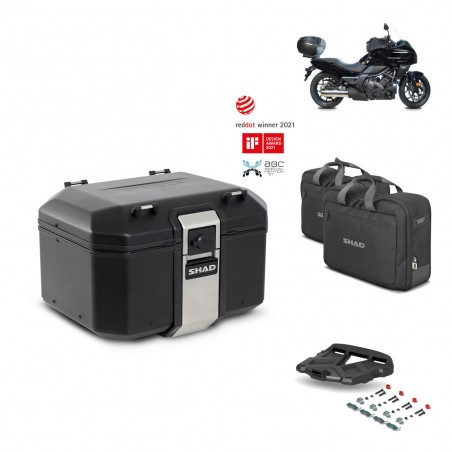 SHAD Rear trunk + grill mounting bracket accessories TR48 TERRA BLACK EDITION KIT-451231