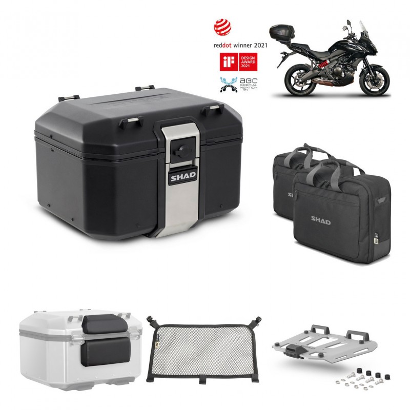 SHAD Rear trunk + grill mounting bracket accessories TR48 TERRA BLACK EDITION KIT-451265