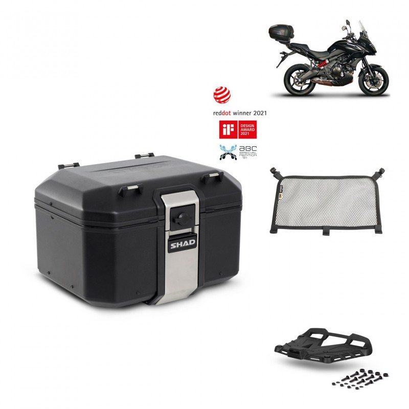 SHAD Baul trasero + parrilla soporte montaje accesorios TR48 TERRA BLACK EDITION KIT-451268