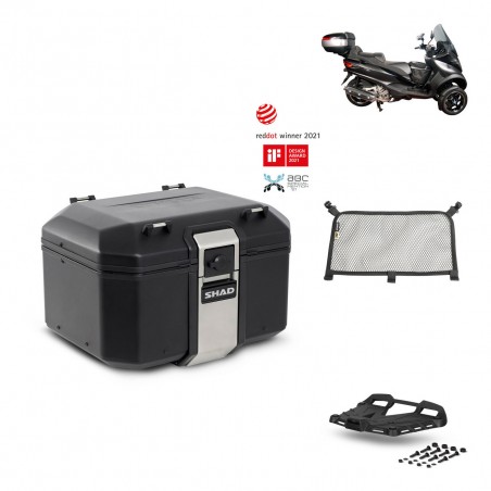 SHAD Baul trasero + parrilla soporte montaje accesorios TR48 TERRA BLACK EDITION KIT-451314