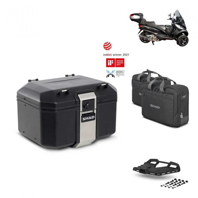 SHAD Rear trunk + grill mounting bracket accessories TR48 TERRA BLACK EDITION KIT-451316