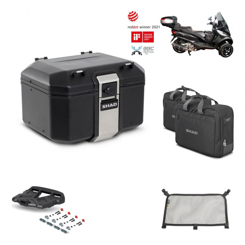 SHAD Rear trunk + grill mounting bracket accessories TR48 TERRA BLACK EDITION KIT-451325