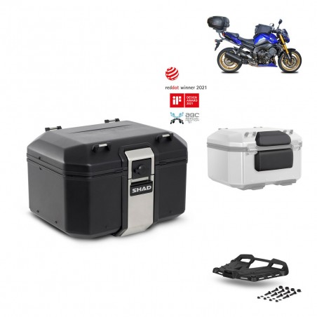 SHAD Baul trasero + parrilla soporte montaje accesorios TR48 TERRA BLACK EDITION KIT-451336
