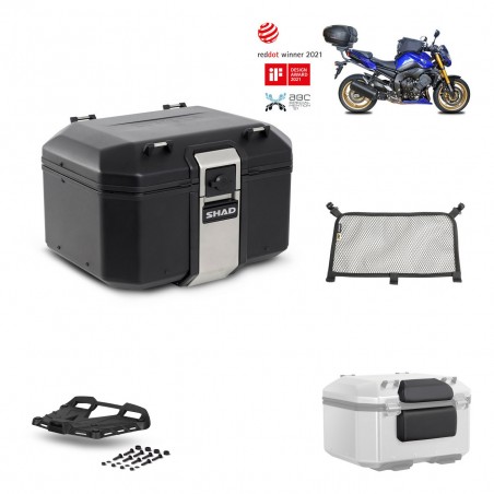 SHAD Baul trasero + parrilla soporte montaje accesorios TR48 TERRA BLACK EDITION KIT-451338