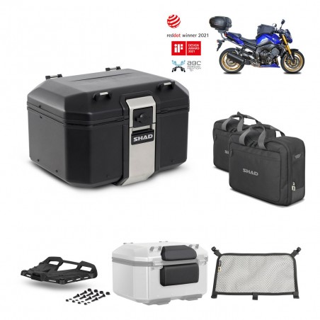 SHAD Baul trasero + parrilla soporte montaje accesorios TR48 TERRA BLACK EDITION KIT-451342