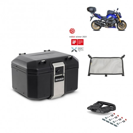 SHAD Baul trasero + parrilla soporte montaje accesorios TR48 TERRA BLACK EDITION KIT-451344