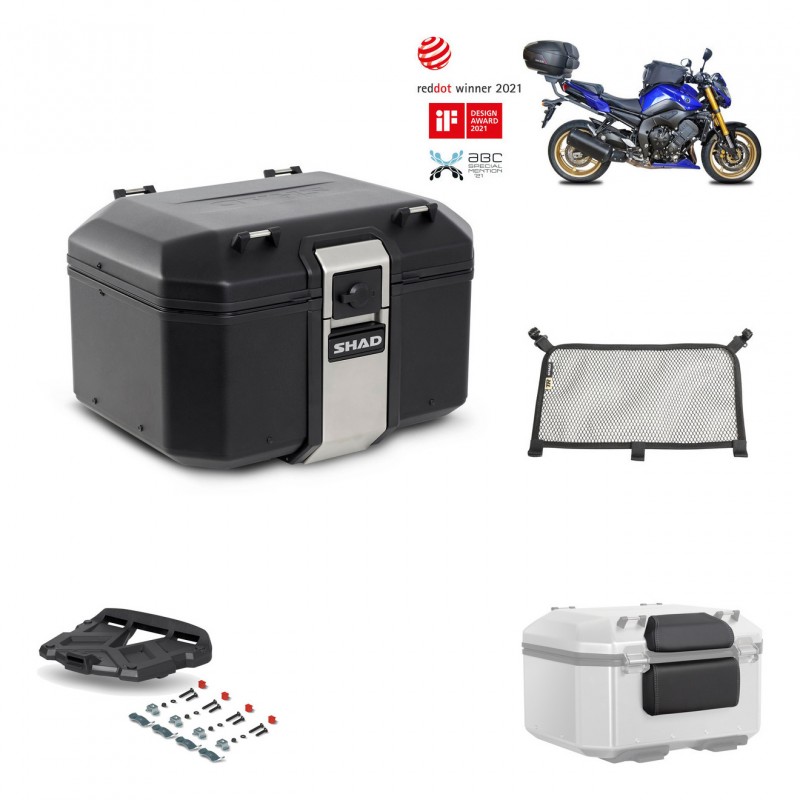 SHAD Rear trunk + grill mounting bracket accessories TR48 TERRA BLACK EDITION KIT-451345
