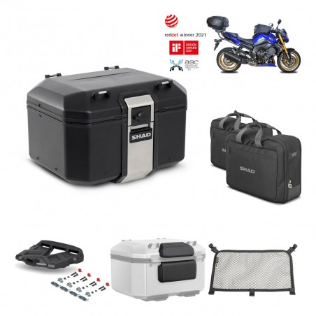 SHAD Baul trasero + parrilla soporte montaje accesorios TR48 TERRA BLACK EDITION KIT-451349