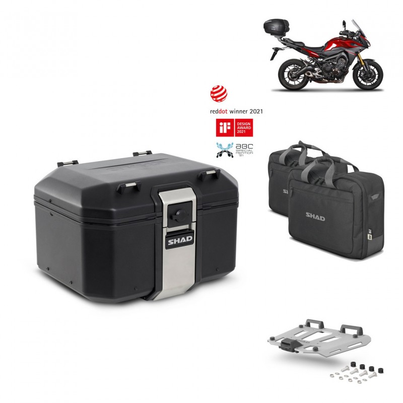 SHAD Rear trunk + grill mounting bracket accessories TR48 TERRA BLACK EDITION KIT-451377