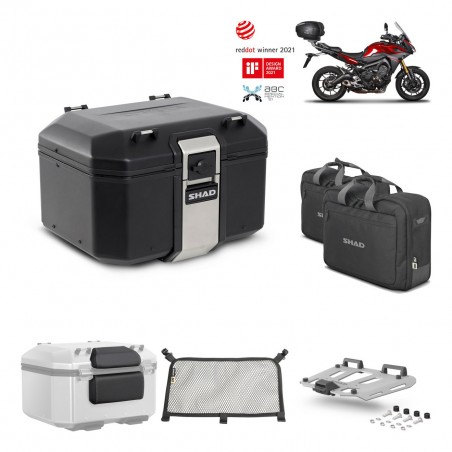 SHAD Baul trasero + parrilla soporte montaje accesorios TR48 TERRA BLACK EDITION KIT-451380