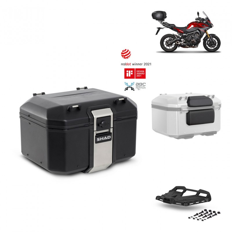 SHAD Rear trunk + grill mounting bracket accessories TR48 TERRA BLACK EDITION KIT-451382