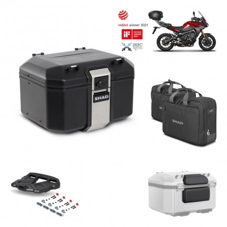 SHAD Baul trasero + parrilla soporte montaje accesorios TR48 TERRA BLACK EDITION KIT-451393