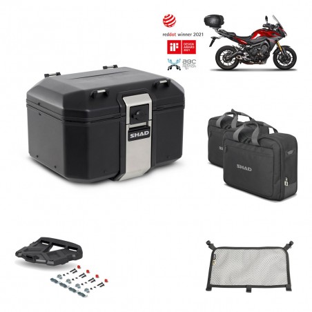 SHAD Baul trasero + parrilla soporte montaje accesorios TR48 TERRA BLACK EDITION KIT-451394