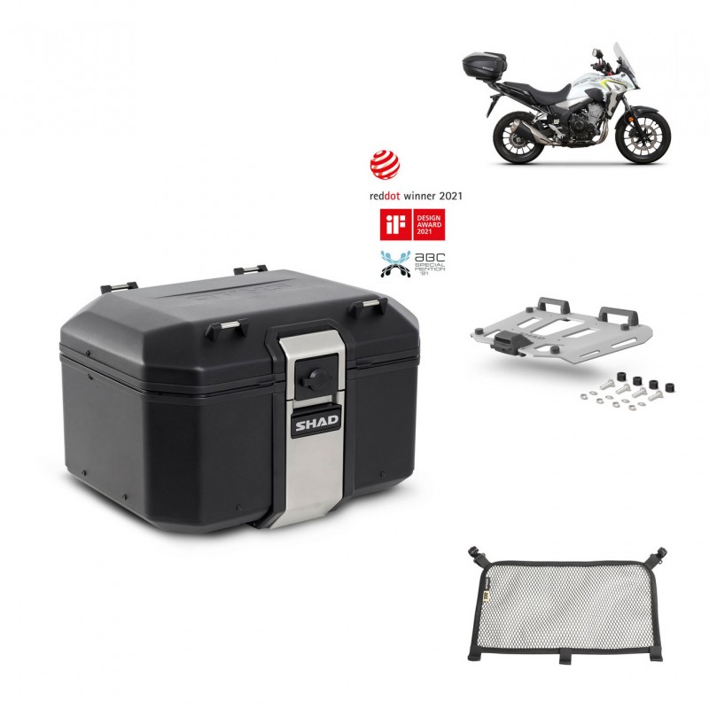 SHAD Rear trunk + grill mounting bracket accessories TR48 TERRA BLACK EDITION KIT-451467