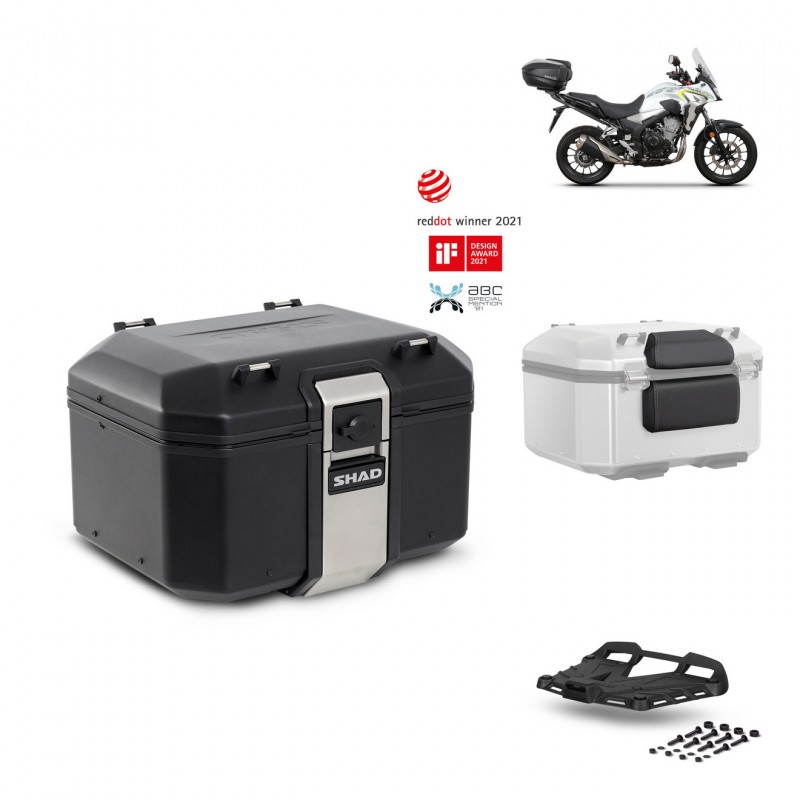 SHAD Rear trunk + grill mounting bracket accessories TR48 TERRA BLACK EDITION KIT-451474