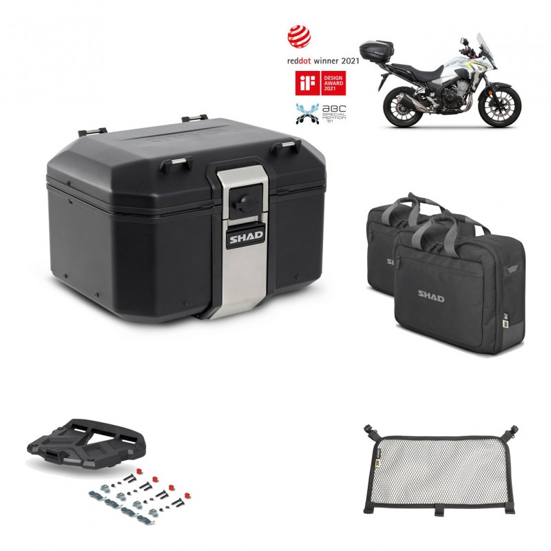 SHAD Rear trunk + grill mounting bracket accessories TR48 TERRA BLACK EDITION KIT-451486