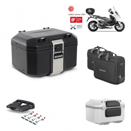 SHAD Rear trunk + grill mounting bracket accessories TR48 TERRA BLACK EDITION KIT-451508