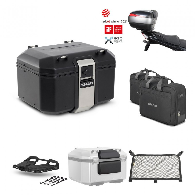 SHAD Rear trunk + grill mounting bracket accessories TR48 TERRA BLACK EDITION KIT-451572
