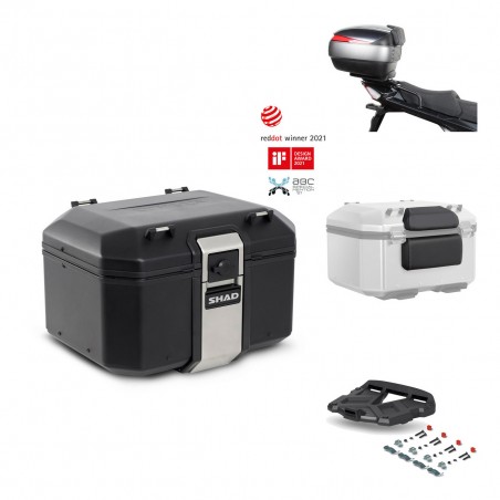 SHAD Rear trunk + grill mounting bracket accessories TR48 TERRA BLACK EDITION KIT-451573