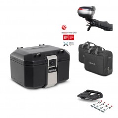 SHAD Baul trasero + parrilla soporte montaje accesorios TR48 TERRA BLACK EDITION KIT-451576