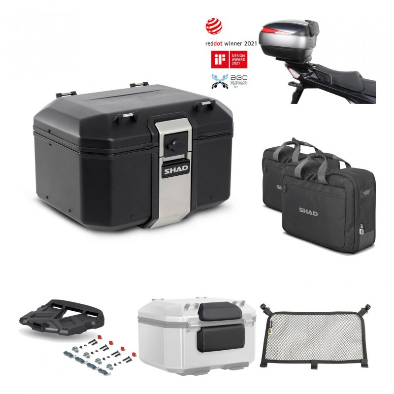 SHAD Rear trunk + grill mounting bracket accessories TR48 TERRA BLACK EDITION KIT-451579
