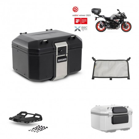 SHAD Baul trasero + parrilla soporte montaje accesorios TR48 TERRA BLACK EDITION KIT-451591