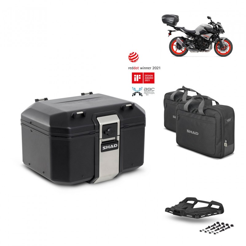 SHAD Rear trunk + grill mounting bracket accessories TR48 TERRA BLACK EDITION KIT-451592