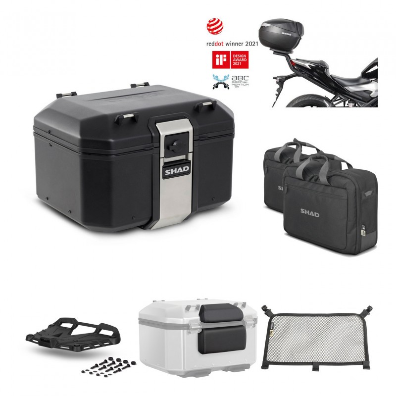 SHAD Rear trunk + grill mounting bracket accessories TR48 TERRA BLACK EDITION KIT-451618