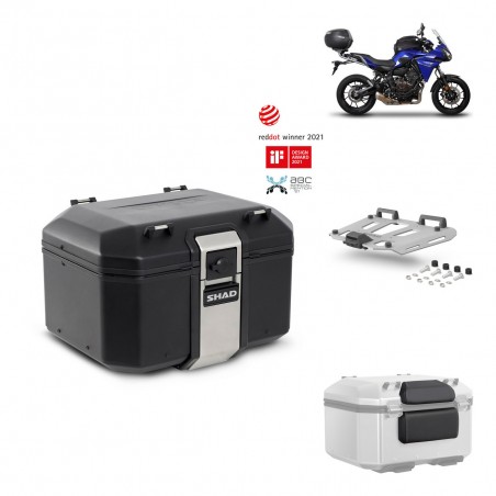 SHAD Baul trasero + parrilla soporte montaje accesorios TR48 TERRA BLACK EDITION KIT-451627