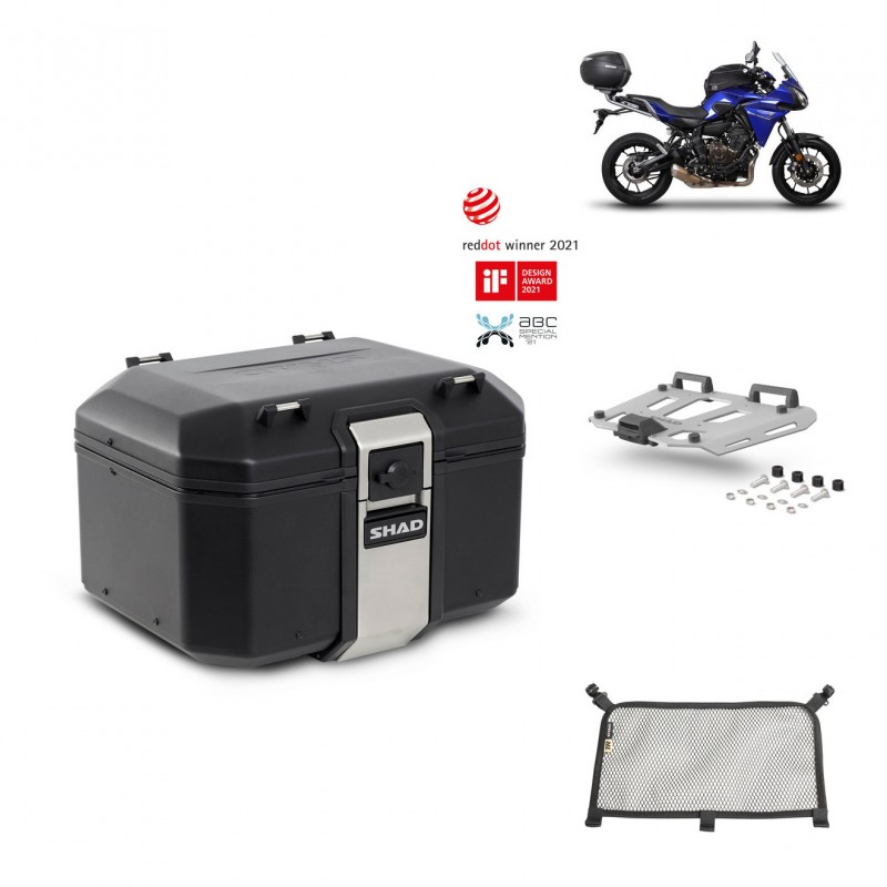 SHAD Rear trunk + grill mounting bracket accessories TR48 TERRA BLACK EDITION KIT-451628
