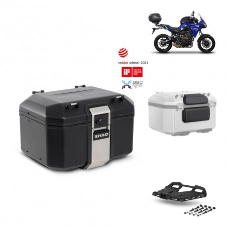 SHAD Baul trasero + parrilla soporte montaje accesorios TR48 TERRA BLACK EDITION KIT-451635