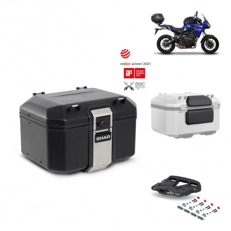 SHAD Baul trasero + parrilla soporte montaje accesorios TR48 TERRA BLACK EDITION KIT-451642