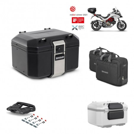 SHAD Rear trunk + grill mounting bracket accessories TR48 TERRA BLACK EDITION KIT-451692