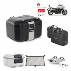 SHAD Baul trasero + parrilla soporte montaje accesorios TR48 TERRA BLACK EDITION KIT-451702