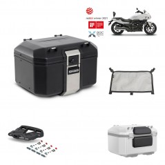SHAD Baul trasero + parrilla soporte montaje accesorios TR48 TERRA BLACK EDITION KIT-451713