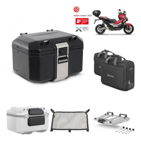 SHAD Baul trasero + parrilla soporte montaje accesorios TR48 TERRA BLACK EDITION KIT-451748