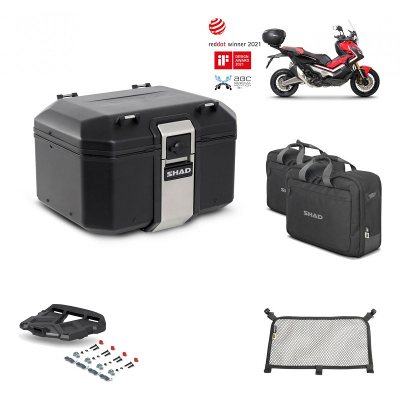 SHAD Rear trunk + grill mounting bracket accessories TR48 TERRA BLACK EDITION KIT-451762