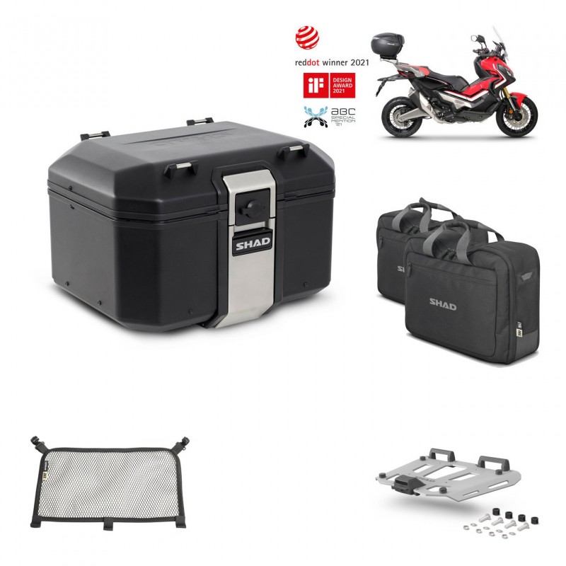 SHAD Rear trunk + grill mounting bracket accessories TR48 TERRA BLACK EDITION KIT-451770