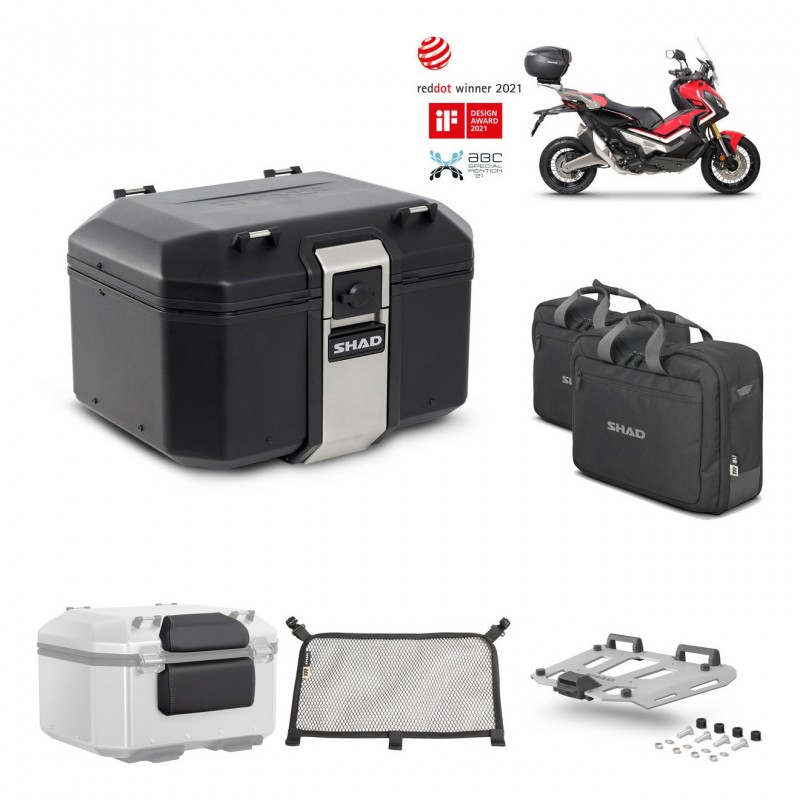SHAD Rear trunk + grill mounting bracket accessories TR48 TERRA BLACK EDITION KIT-451771