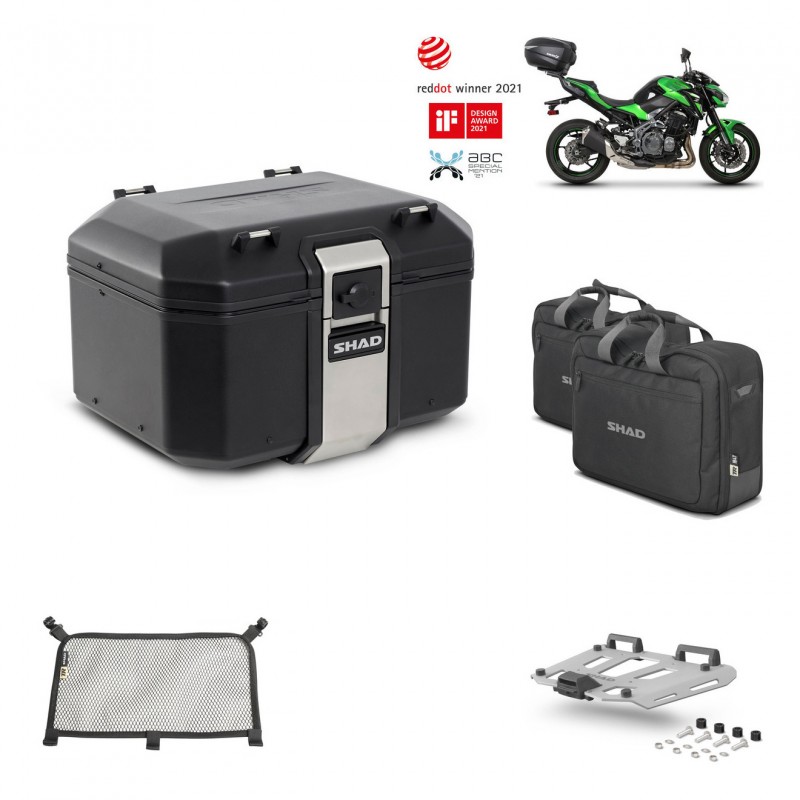 SHAD Rear trunk + grill mounting bracket accessories TR48 TERRA BLACK EDITION KIT-451839