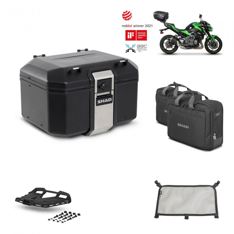 SHAD Rear trunk + grill mounting bracket accessories TR48 TERRA BLACK EDITION KIT-451847