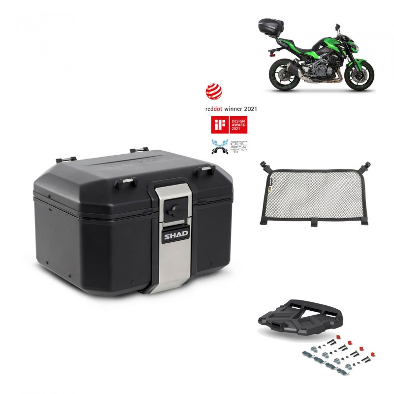 SHAD Rear trunk + grill mounting bracket accessories TR48 TERRA BLACK EDITION KIT-451850