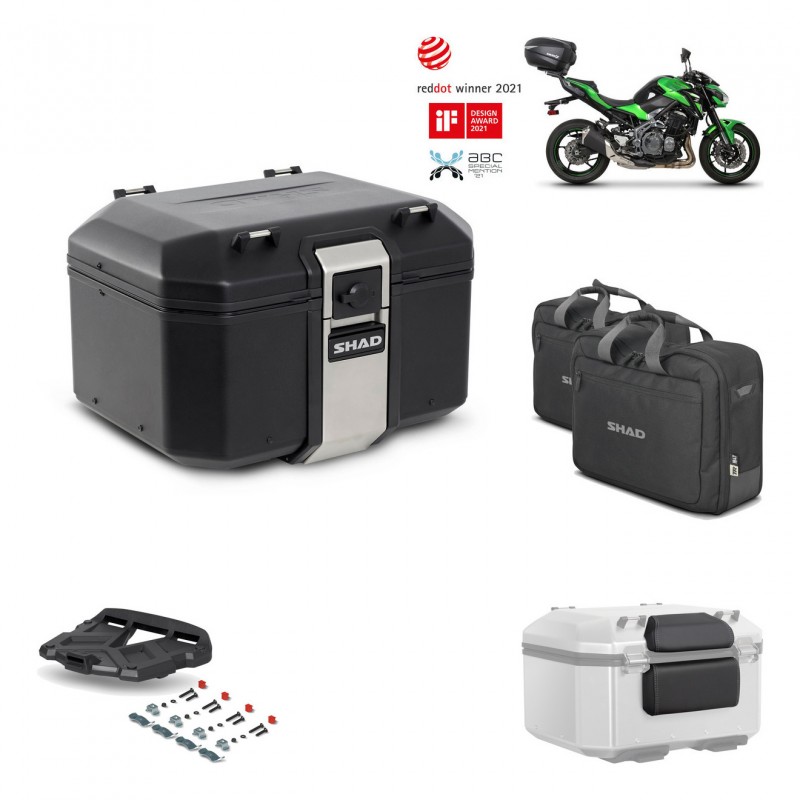 SHAD Rear trunk + grill mounting bracket accessories TR48 TERRA BLACK EDITION KIT-451853
