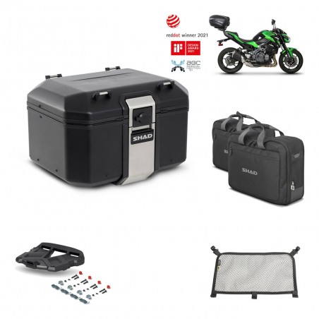 SHAD Rear trunk + grill mounting bracket accessories TR48 TERRA BLACK EDITION KIT-451854