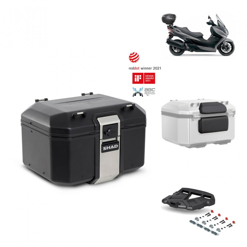 SHAD Rear trunk + grill mounting bracket accessories TR48 TERRA BLACK EDITION KIT-451872