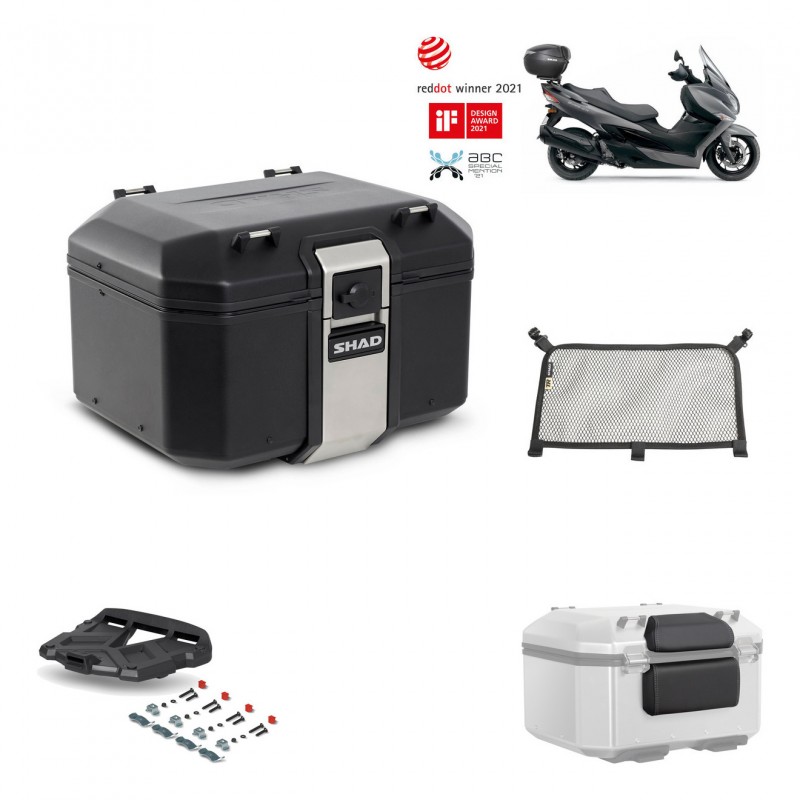 SHAD Rear trunk + grill mounting bracket accessories TR48 TERRA BLACK EDITION KIT-451874